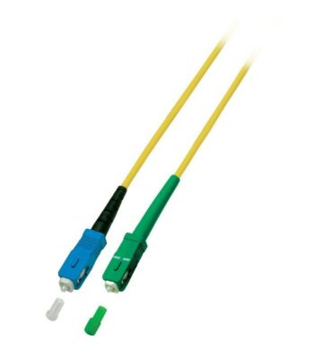 OS2 simplex fiberoptisk kabel SC/APC-SC 15m