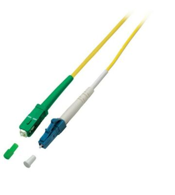 OS2 simplex fiberoptisk kabel SC/APC-LC 15m