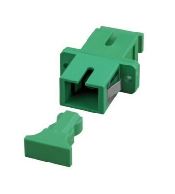 Singlemode koppling SC-SC simplex grön