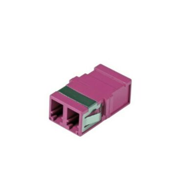 Multimode keystone-koppling LC-LC duplex lila
