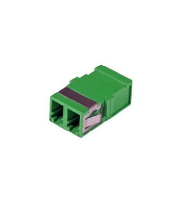 Singlemode keystone-koppling LC-LC duplex grön