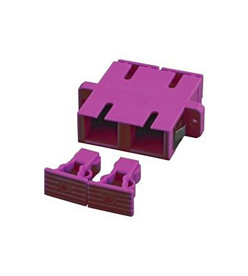 Multimode koppling SC-SC duplex lila