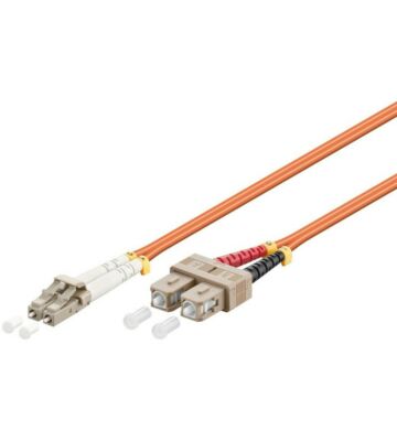 Fiberoptisk kabel LC-SC OM2 2m