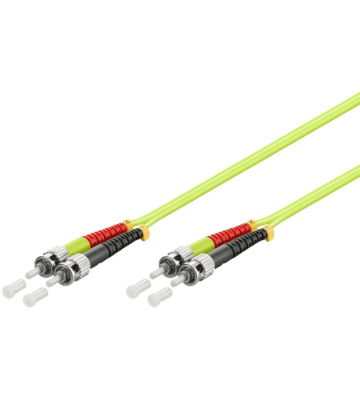 Fiberoptisk kabel ST-ST OM5 (laseroptimerad) 1,5m