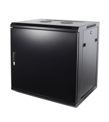 9U väggskåp med metalldörr 600x600x500mm (BxDxH)