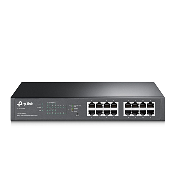 TP-Link 16-Port 1016 hanterad PoE smart switch