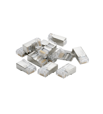 DANICOM FTP CAT6 RJ45 Kontakt - för stel kärna - 10 st