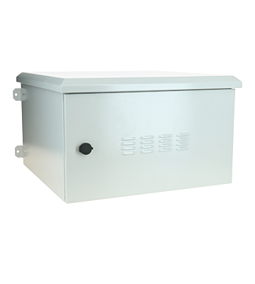 6U utomhus väggskåp IP55 - 600x600x368mm (BxDxH)