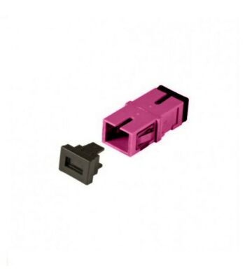 Multimode keystone-koppling SC-SC simplex lila
