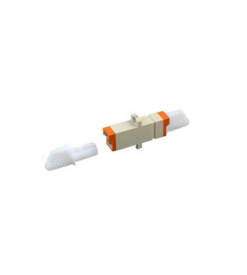 Multimode koppling E2000-E2000 simplex beige