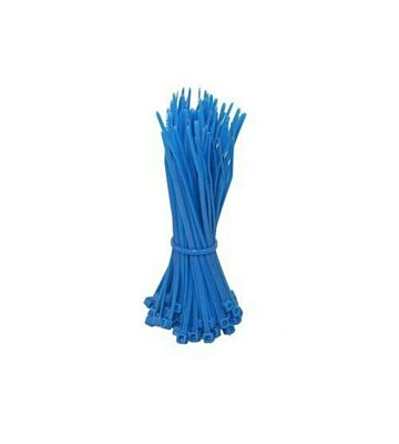 Buntband 140mm blå - 100 st