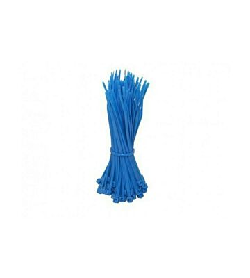 Buntband 200mm blå - 100 st