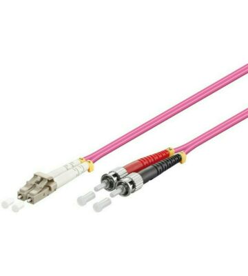 Fiberoptisk kabel LC-ST OM4 1m
