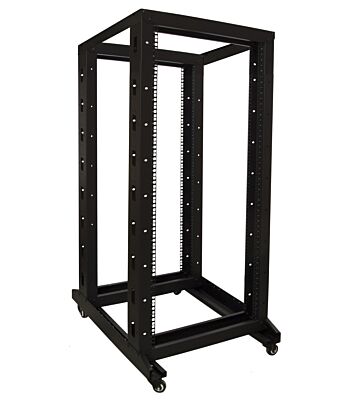 27U rackstativ på hjul 600x800x1400mm (BxDxH)