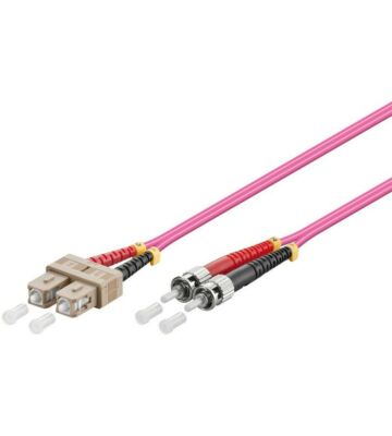 Fiberoptisk kabel SC-ST OM4 0,50m