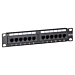 10 tum CAT5e UTP patchpanel - 12 portar