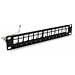 10 tums STP patchpanel för keystones - 12 portar