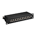 10 tum CAT6a STP patchpanel - 12 portar