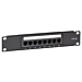 10 tum CAT5e UTP patchpanel - 8 portar
