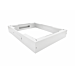 Bas för 19 tums serverskåp 800x1000x150mm (BxDxH) - Vit