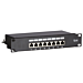 10 tum CAT6 FTP patchpanel - 8 portar