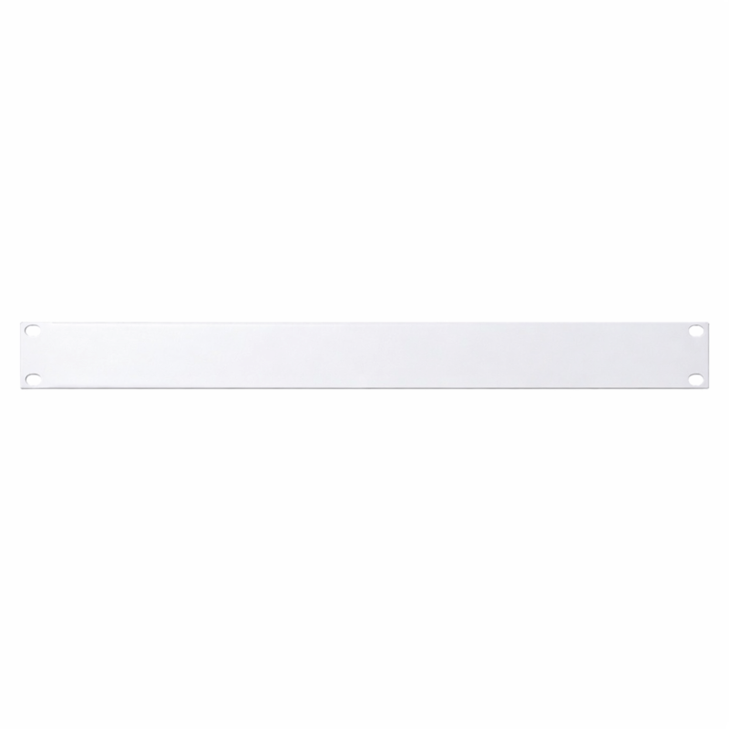 19 tums täckpanel 1U - vit