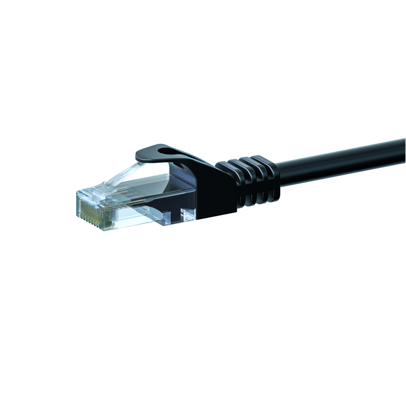 CAT6 UTP patchkabel 2m svart - CCA