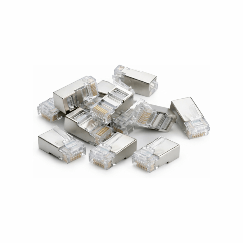 DANICOM SFTP CAT6a RJ45-kontakt - för flexibel kärna - 10 stycken