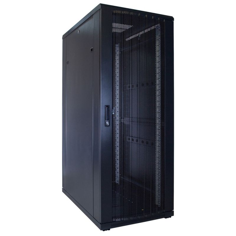 32U serverskåp med perforerad dörr 600x1000x1600mm (BxDxH)