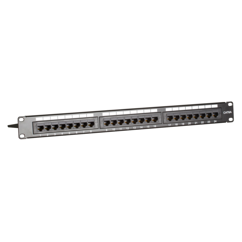 CAT6a UTP patchpanel - 24 portar
