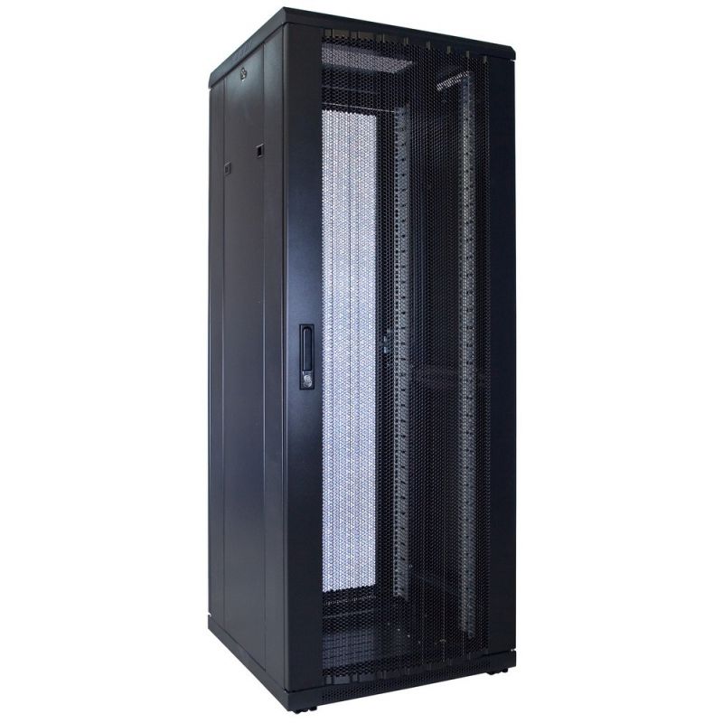 32U serverskåp med perforerad dörr 600x600x1600mm (BxDxH)