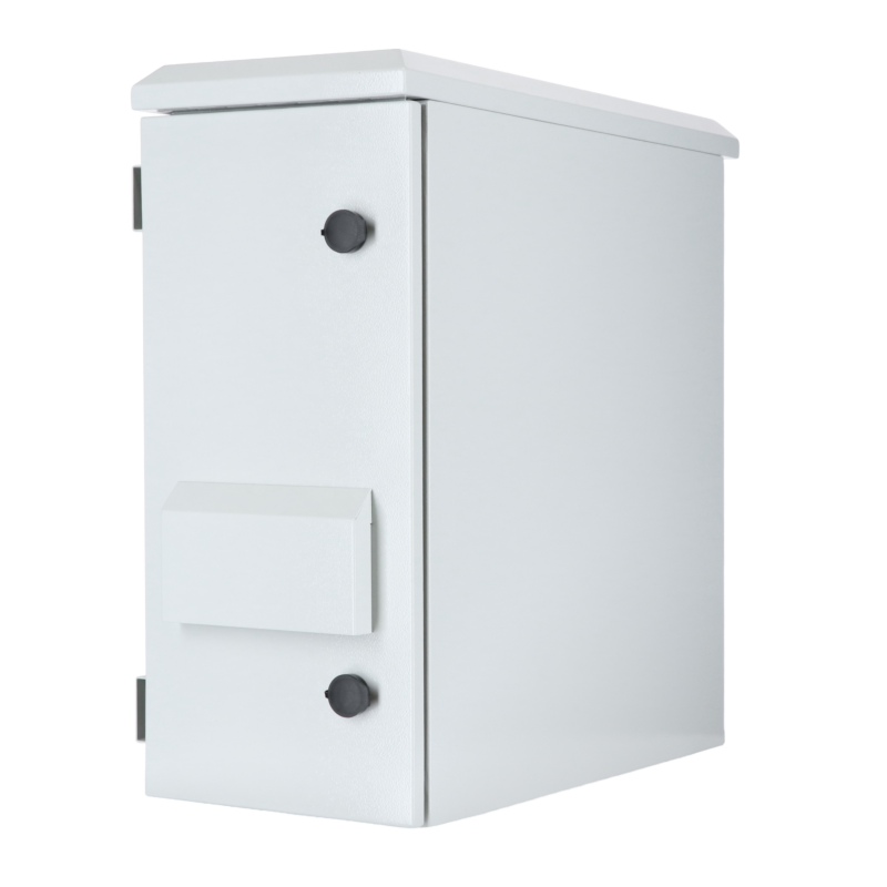 6U utomhus väggskåp för vertikal montering IP55 - 600x280x600mm (BxDxH)