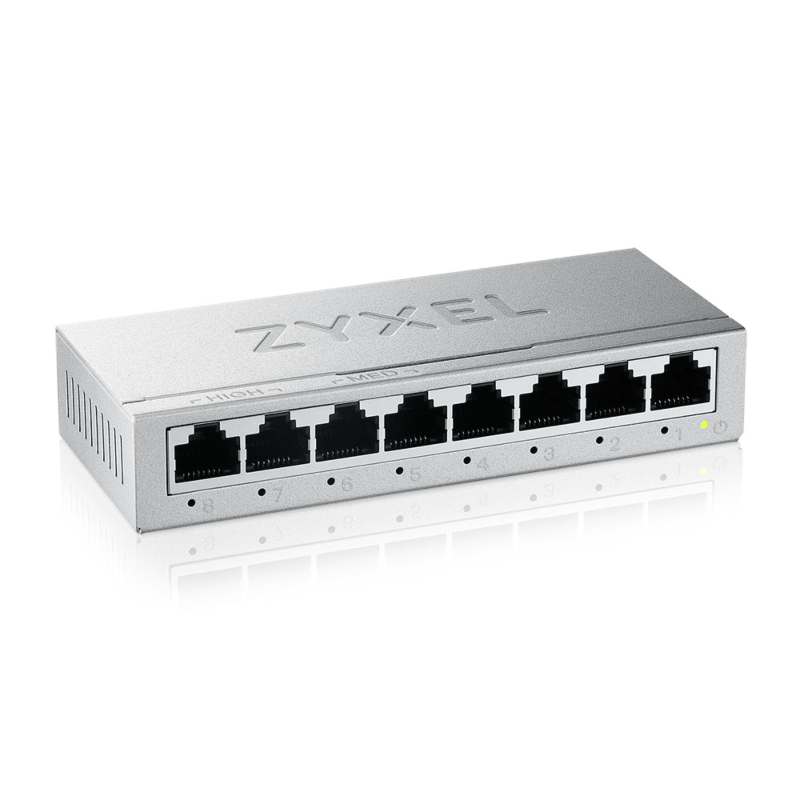 Zyxel 8-portars GS108B ohanterad switch