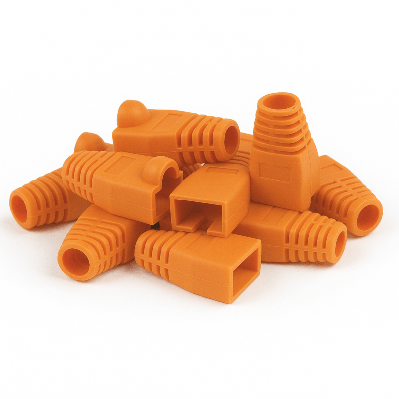 DANICOM RJ45 Kabelgenomföring Orange - 10 st