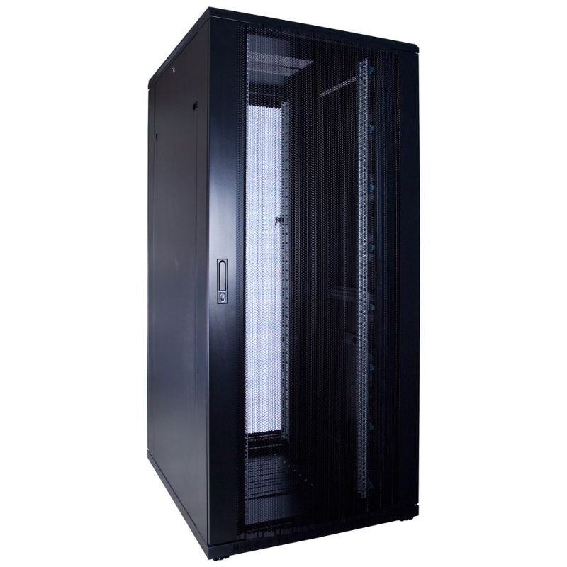 37U serverskåp med perforerad dörr 800x1000x1800mm (BxDxH)