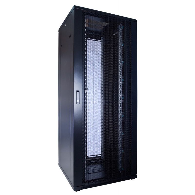 42U serverskåp med perforerad dörr 800x800x2000mm (BxDxH)