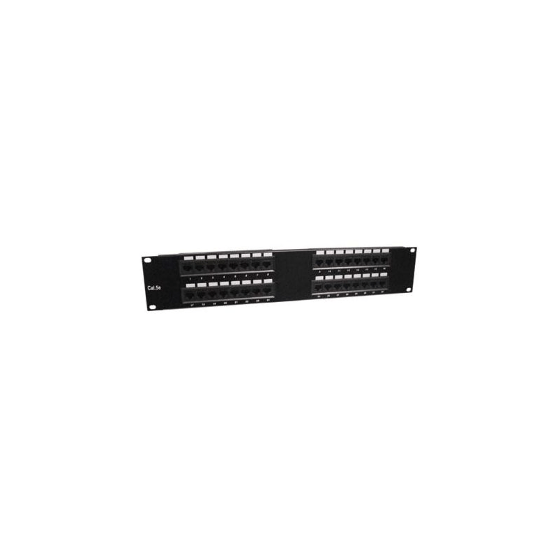 19 tums 2U UTP patchpanel 32xRJ45 Cat 5e