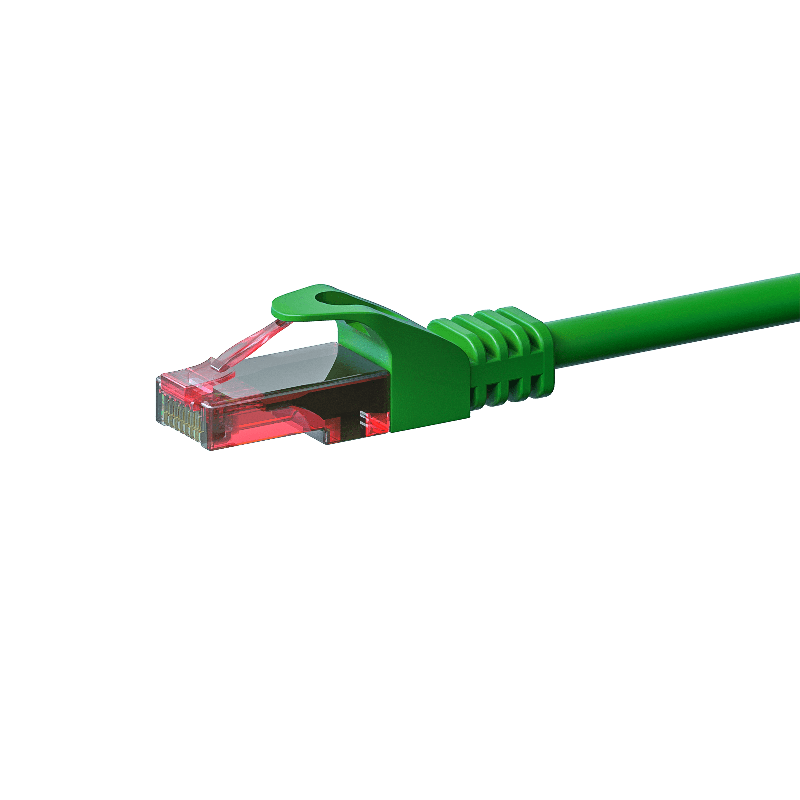 UTP CAT6 patchkabel 3m grön - 100% koppar