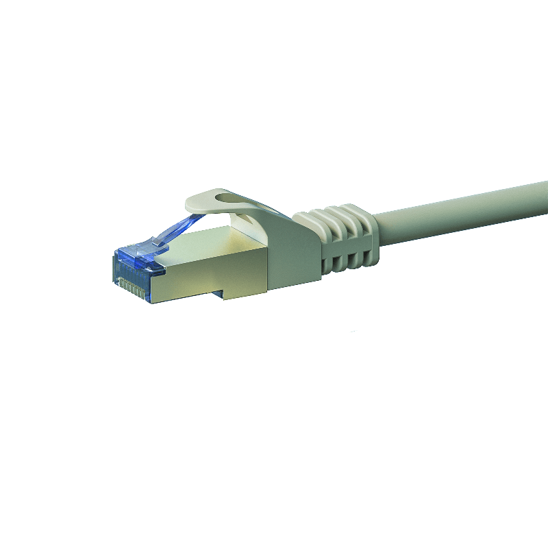 CAT6a S/FTP (PIMF) patchkabel 15m grå