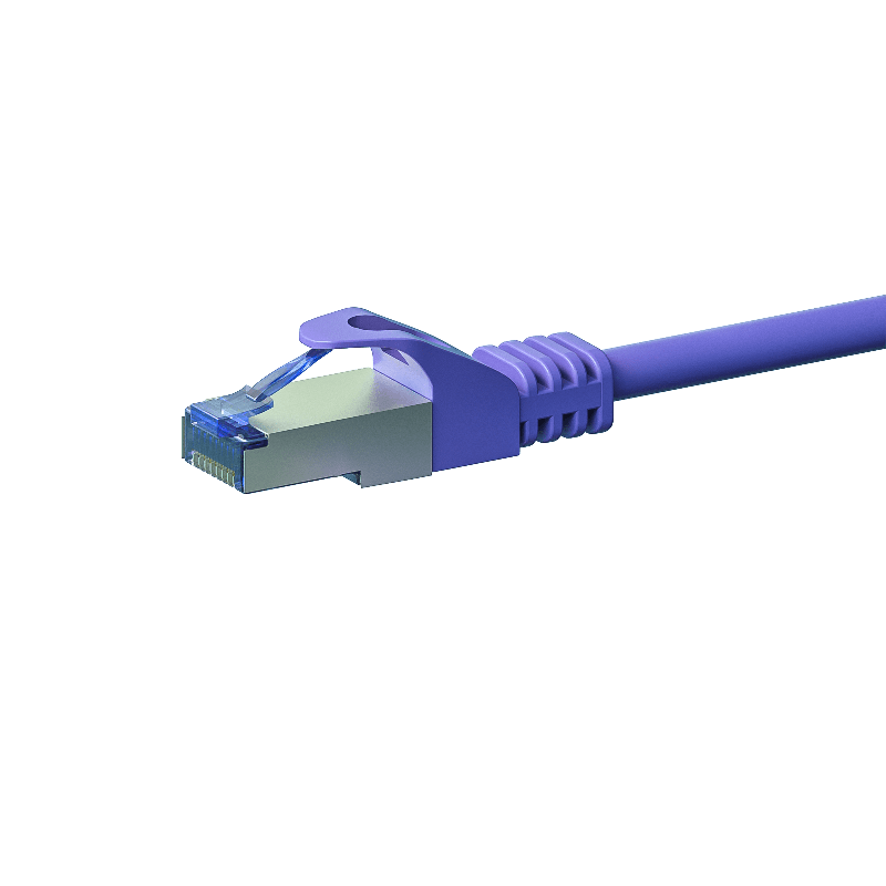 CAT6a S/FTP (PIMF) patchkabel 30m lila