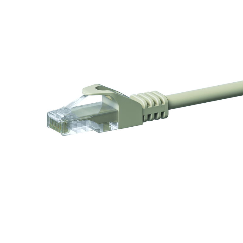 CAT5e UTP patchkabel 0,50m grå - CCA