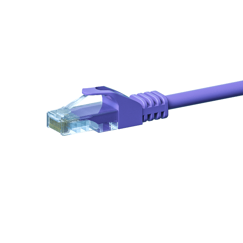 CAT5e UTP patchkabel 1m lila - CCA