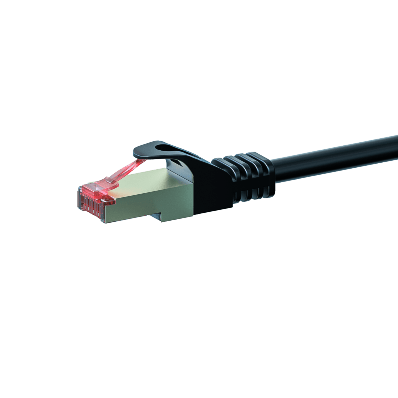 CAT6 S/FTP (PIMF) patchkabel 15m svart