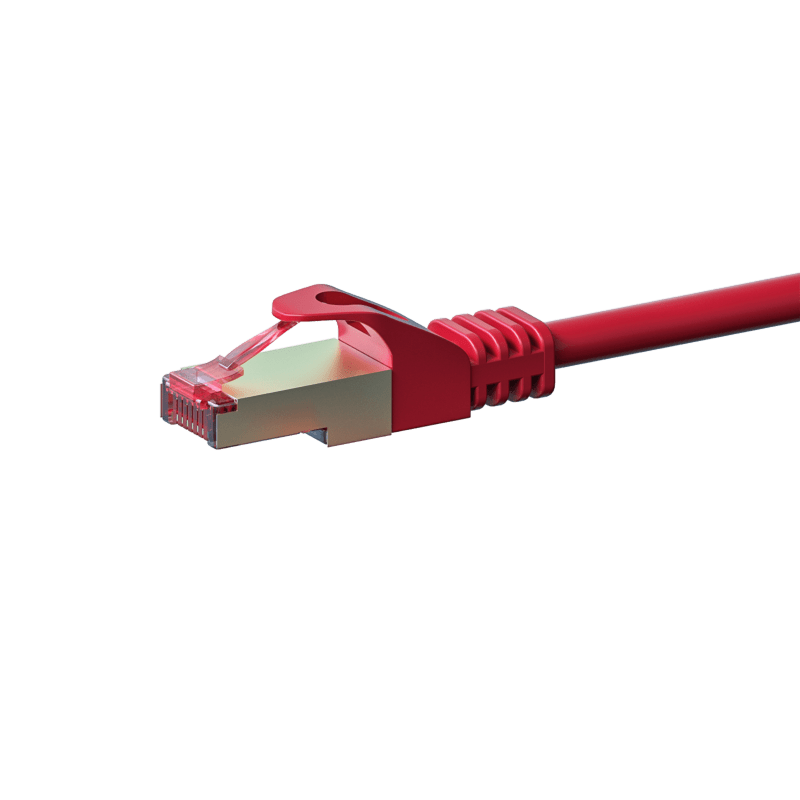CAT6 S/FTP (PIMF) patchkabel 15m röd