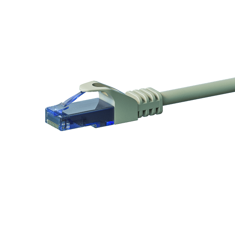 UTP CAT6a patchkabel 50m grå - 100% koppar