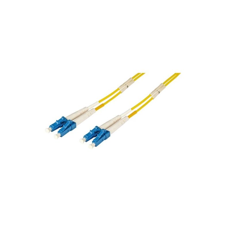 OS2 duplex fiberoptisk kabel LC-LC 1,50m