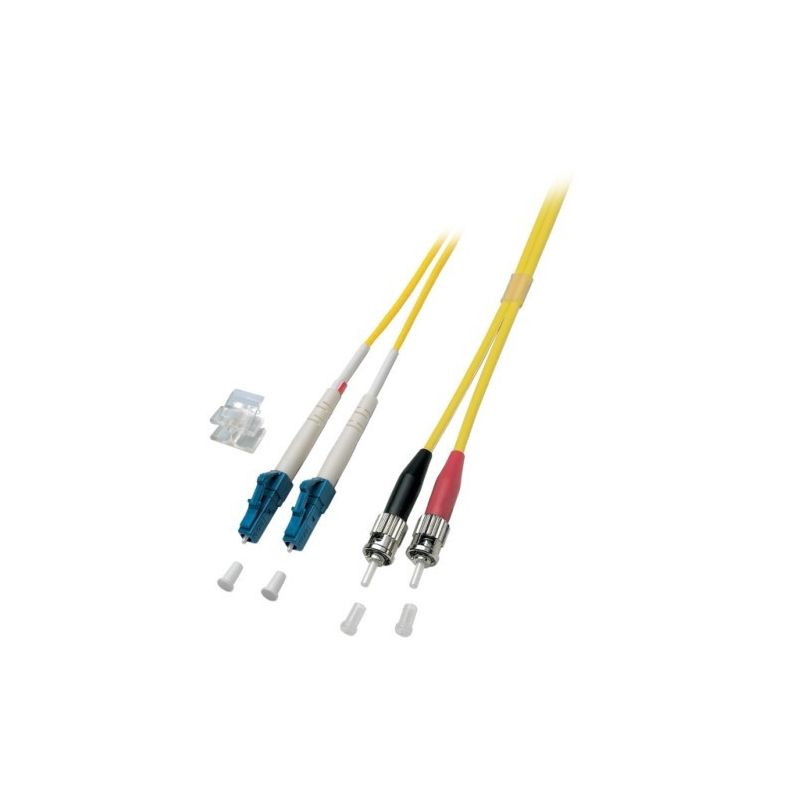 OS2 duplex fiberoptisk kabel LC-ST 0,50m