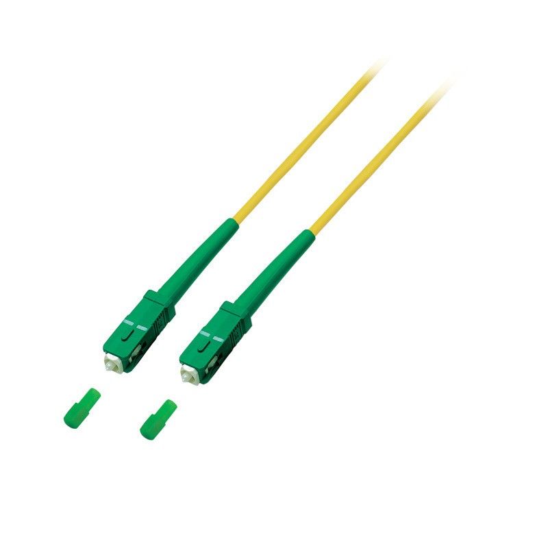OS2 simplex fiberoptisk kabel SC/APC-SC/APC 3m
