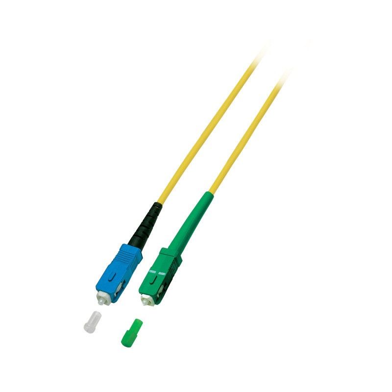 OS2 simplex fiberoptisk kabel SC/APC-SC 20m