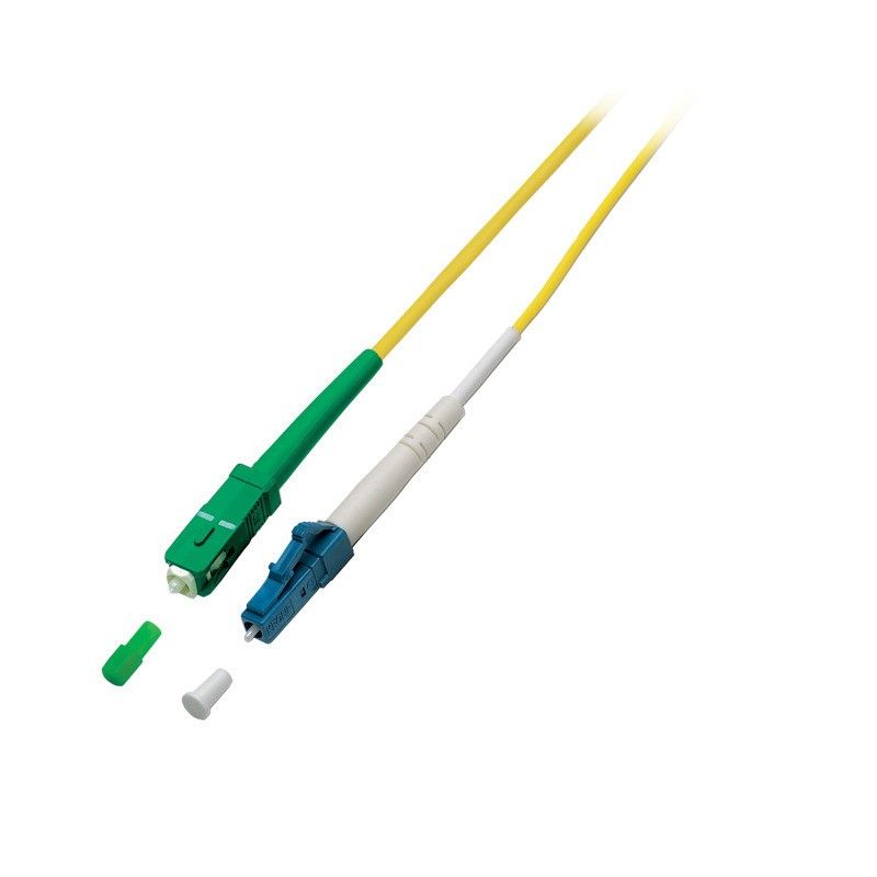 OS2 simplex fiberoptisk kabel SC/APC-LC 20m